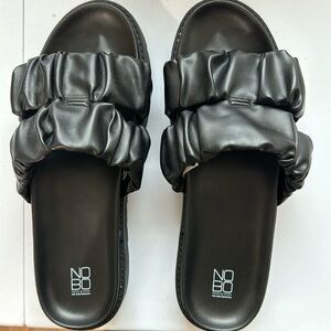 NWOT or box. Never worn black slides